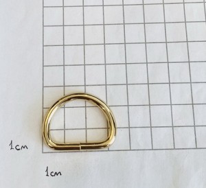 Полукольцо для сумки. Золото 25 мм