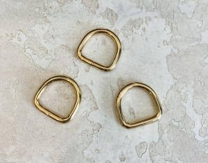 Полукольцо для сумки. Золото 20 мм