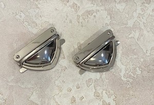 Замок для сумки. Никель 51х33 мм