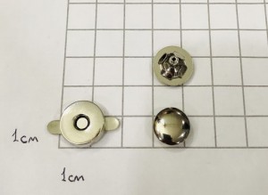 Магнитная кнопка 14 мм. Никель