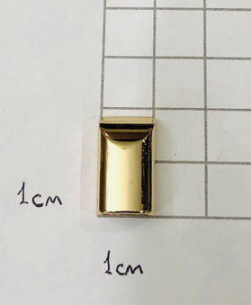 Наконечник на молнию. Золото