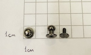 Кобурная кнопка. Черный никель