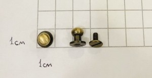 Кобурная кнопка. Антик браш