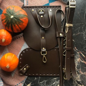 Кожаный набор для рюкзака