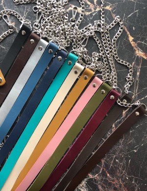 Ручка комбинированная на цепи на карабинах 2х120 см