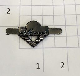 Украшение для обуви. Черный никель