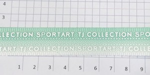 Тесьма 20 мм Голубой градиент