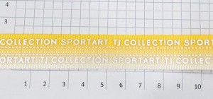 Тесьма 20 мм Желтый градиент