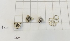 Люверс для обуви. Никель