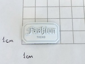 Украшение для обуви. Белая эмаль матовая