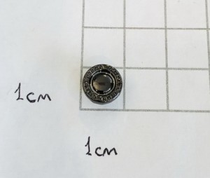 Украшение для обуви. Черный никель