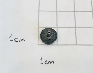 Украшение для обуви. Черный никель