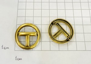 Украшение для обуви. Старое золото