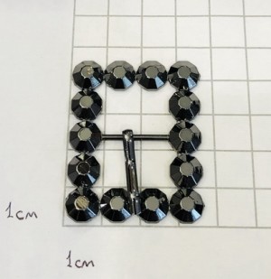 Пряжка. Черный никель (18 мм)