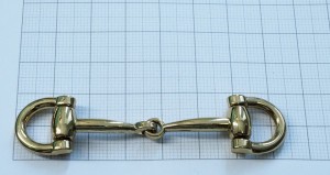 Украшение для обуви. Золото 74 мм (растяжка)