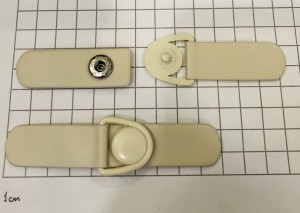 Застежка-клевант с кнопкой