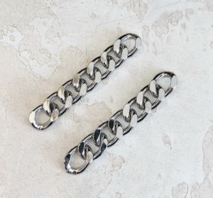 Цепочка для обуви. Никель