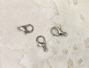 Карабин-застежка. Никель 14 мм