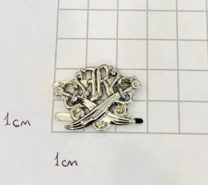 Украшение для обуви. Никель