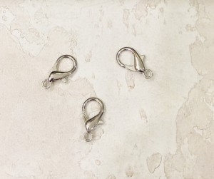 Карабин-застежка. Никель 21 мм