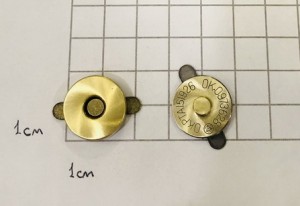 Магнитная кнопка 18 мм. Антик браш