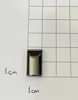 Наконечник на молнию. Черный никель