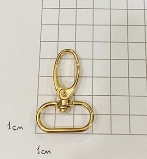 Карабин для сумки. Золото 25 мм