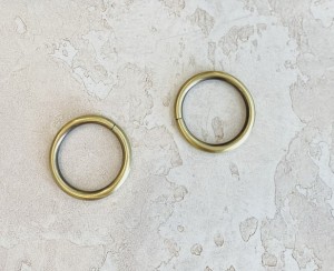 Кольцо для сумки. Антик браш