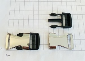 Фастекс никель + черный (25 мм)