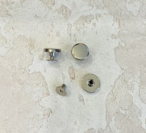 Винт декоративный 12х8 мм. Никель