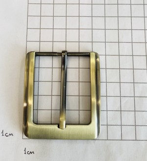 Пряжка ременная. Антик браш 40 мм