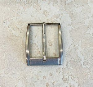 Пряжка ременная. Никель сатен 40 мм