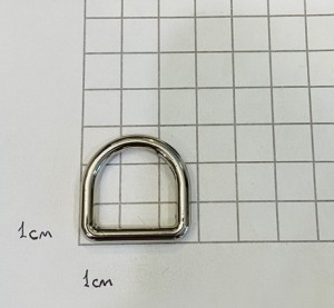 Полукольцо литое. Никель (20мм)