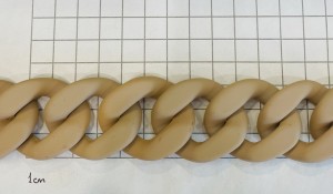 Цепочка пластиковая декоративная 40х33х7 мм