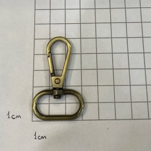 Карабин для сумки. Антик браш 25 мм