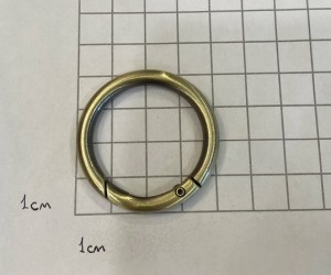 Кольцо карабин для сумки. Антик браш 32 мм