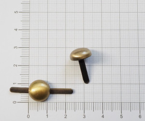 Пукля Ножка. Антик браш 12 мм