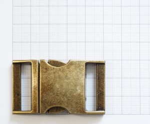 Фастекс  (25 мм) старая латунь