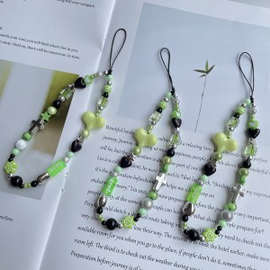 Шнурок для телефона брелок женский украшение браслет на руку