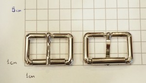 Пряжка с роликом. Никель (32 мм)