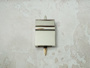 Замок для сумки. Никель 30х40 мм