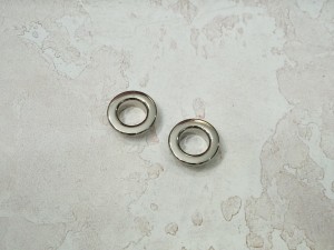 Люверс. Никель полированный 10 мм