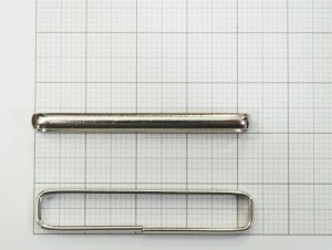 Шлевка никель 40 мм