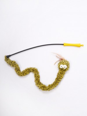 Игрушка для кошек змея удочка дразнилка на палочке