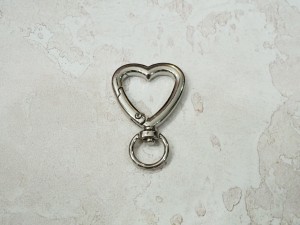 Кольцо карабин для сумки. Никель 20 мм