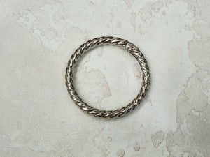 Кольцо карабин для сумки. Никель 37 мм