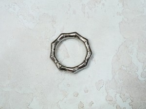 Кольцо карабин для сумки. Никель 25 мм