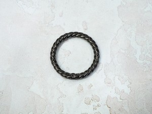 Кольцо карабин для сумки. Черный никель 30 мм