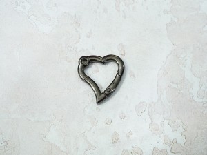 Кольцо карабин для сумки. Черный никель 21 мм