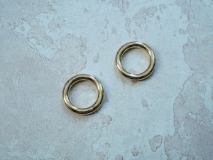 Кольцо для сумки. Золото 16х24х4 мм